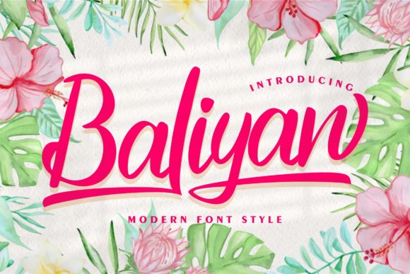 Baliyan: The Bold Handwritten Font for Standout Campaigns