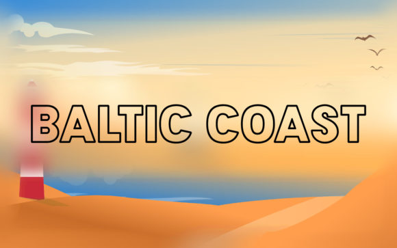 Baltic Coast Display Font Review for Brand Designers
