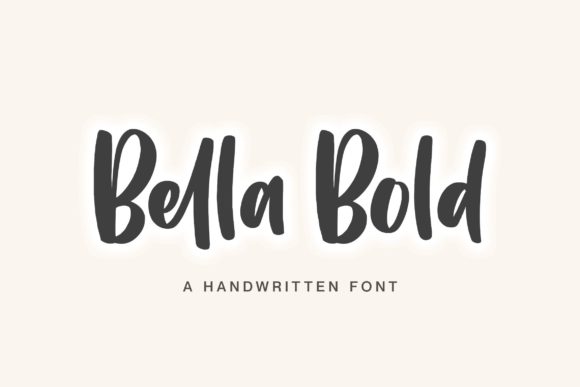 Bella Bold: A Magical Handwritten Typeface for Editorial Design