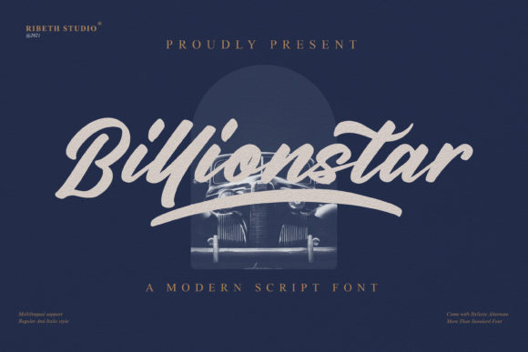 Billionstar: The Ultimate Script Handwritten Font for Designers