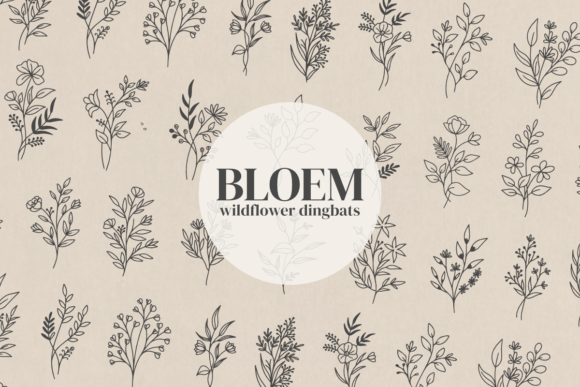 Bloem: The Botanical Wildflower Font for Scroll-Stopping Campaigns