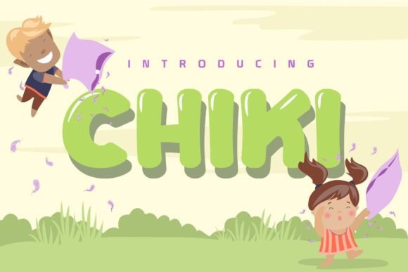 Chiki: A Modern Display Font for Playful Web Design