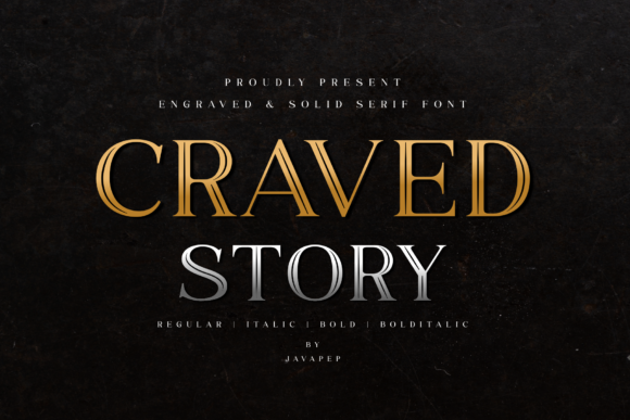 Craved Story: A Premium Serif Typeface for Elegant Digital Design