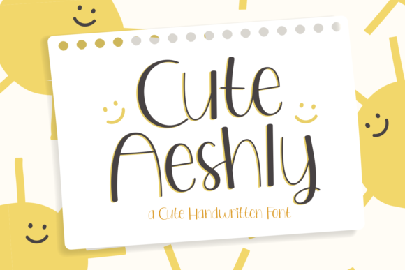 Cute Aeshly: The Playful Sans Serif Typeface for Modern Web Design