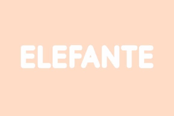 Elefante: A Bold Handwritten Typeface for Modern Web Design