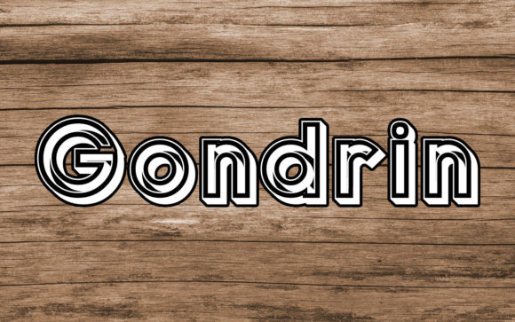 Gondrin: The Futuristic Display Typeface for Modern Editorial Design