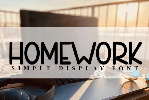 Homework Font: The Modern Handwritten Typeface for Digital Design