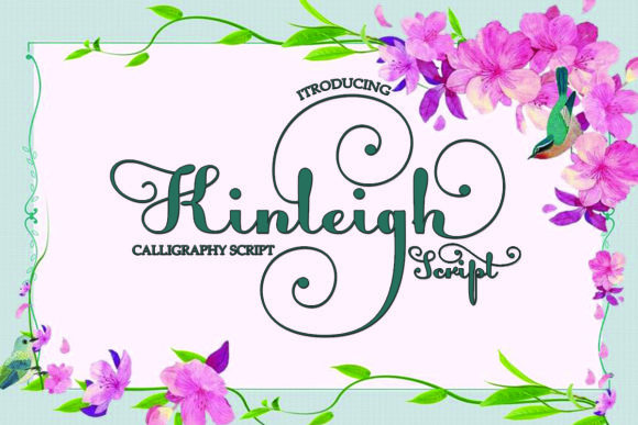 Kinleigh: The Romantic Script Handwritten Font for Boutique Branding