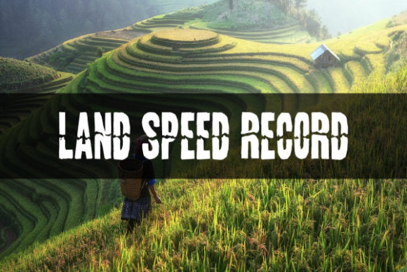 Land Speed Record: The Modern Display Typeface for High-Impact Marketing