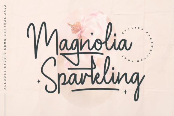 Magnolia Sparkling: The Premium Script Font for Elegant Campaigns