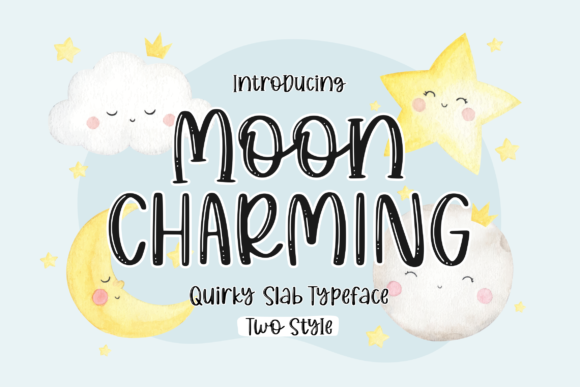 Moon Charming Typeface for Warm Brand Identity