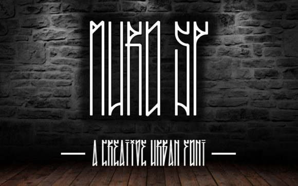 Muro SP: The Tall Thin Display Typeface for Handmade Brands