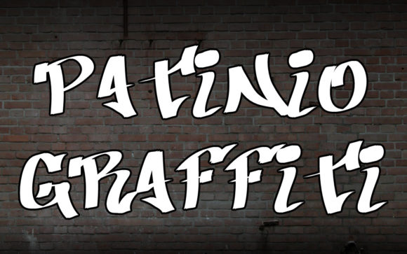 Patinio Graffiti: A Futuristic Typeface for Bold Editorial Design