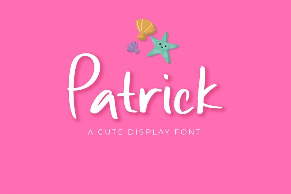 Patrick: A Cute Handwritten Font for Bright Editorial Design