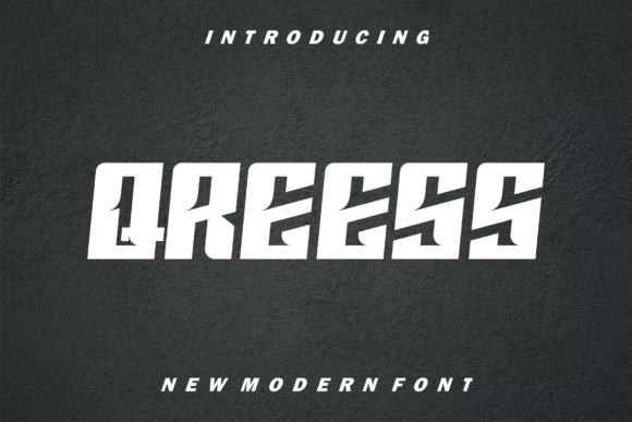 Qreess Font: A Modern Display Typeface for Creative Makers