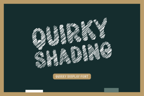 Quirky Shading: The Perfect Handwritten Font for Small Business Branding