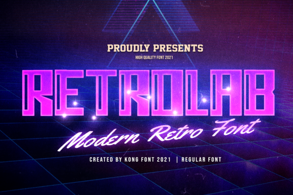 Retro Lab: The Modern Playful Typeface for Creative Branding