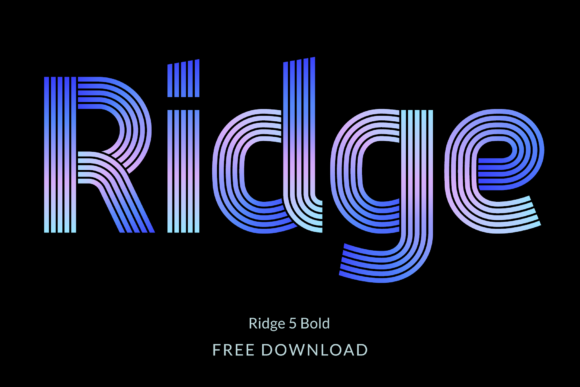 Ridge 5 Bold: The Perfect Typeface for Your Brand Identity