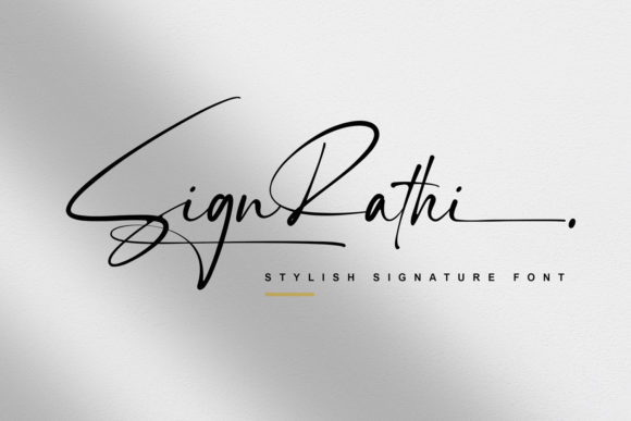 Sign Rathi: A Premium Script Handwritten Font for Editorial Design