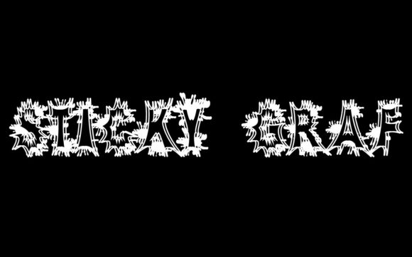 Sticky Graf: A Futuristic Display Font for Bold Branding Projects