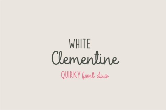 White Clementine: The Playful Typeface for Modern Digital Brands